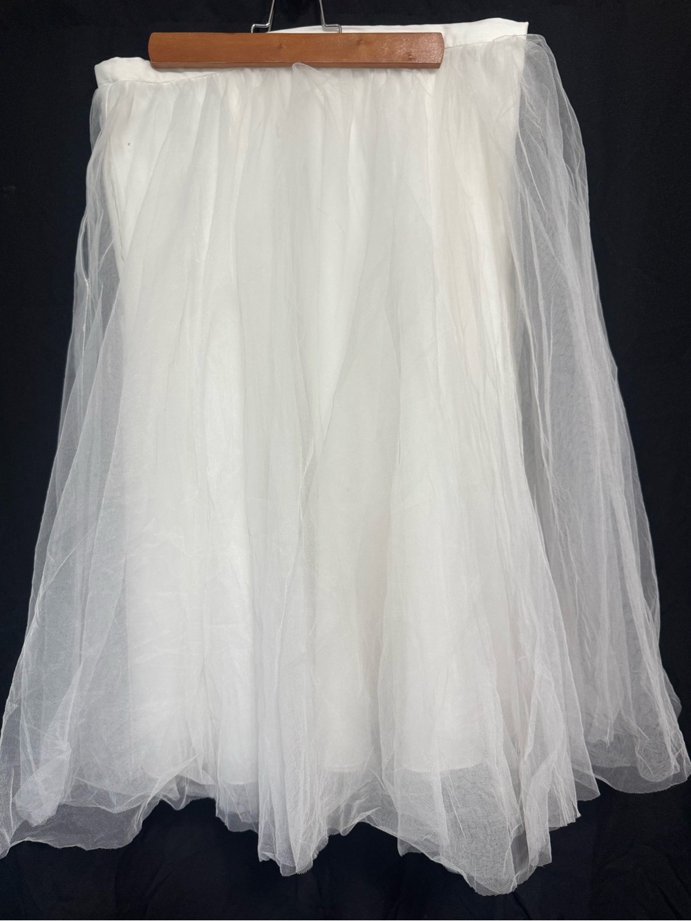 DB Studio White Tulle Skirt